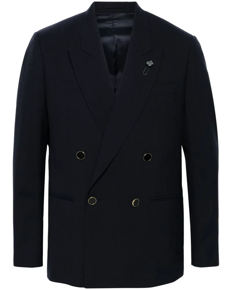 LARDINI Doppelreihiges Sakko - Blau Blau