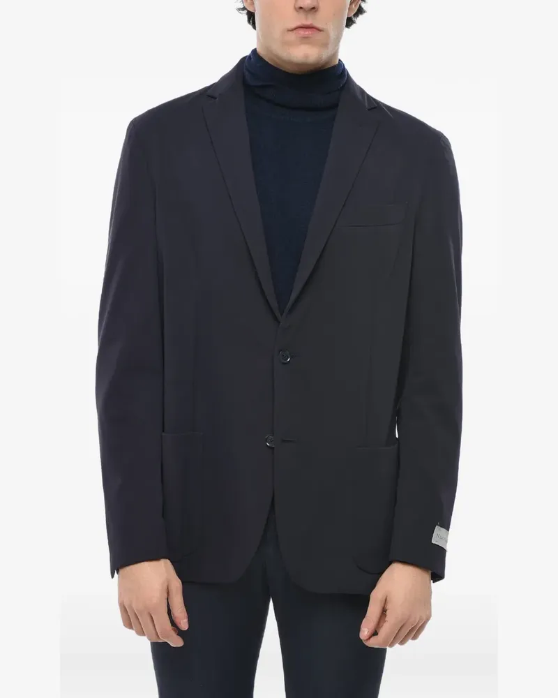 Corneliani single-breasted blazer - Blau Blau
