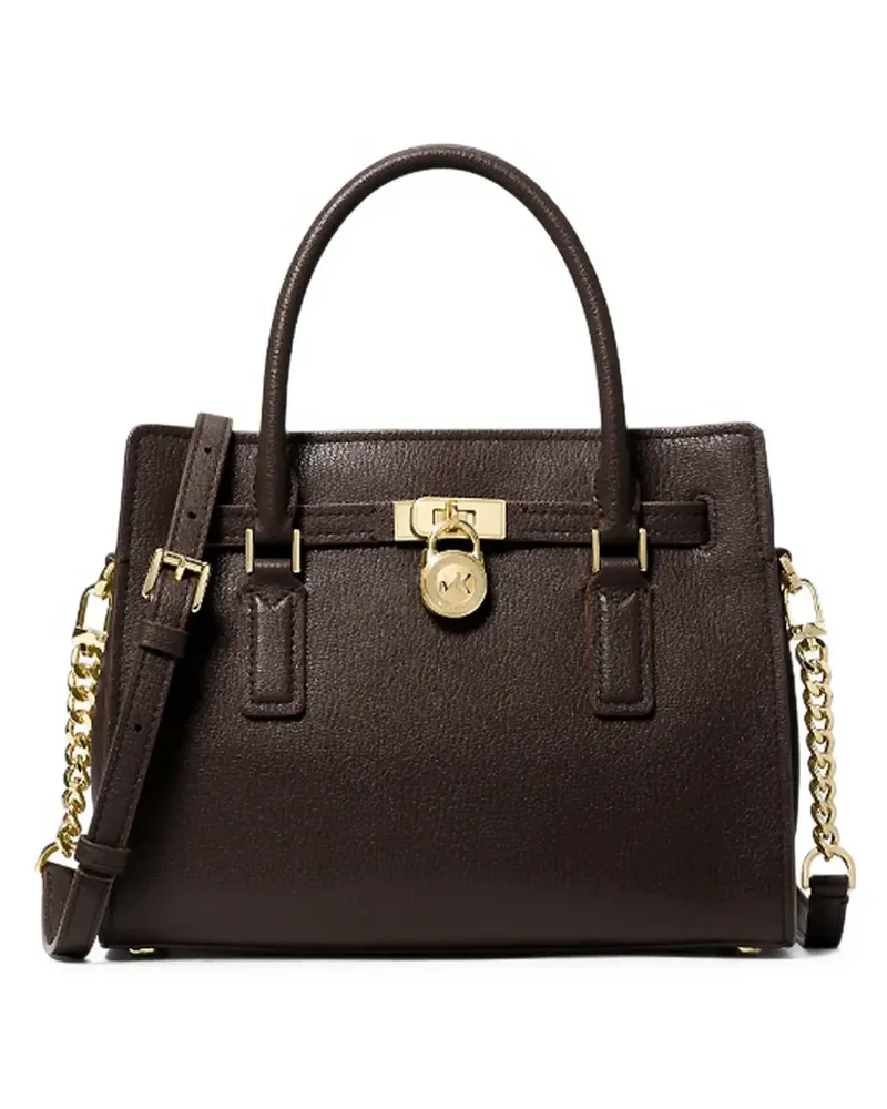 Michael Kors Hamilton Moderne leather tote bag - Braun Braun