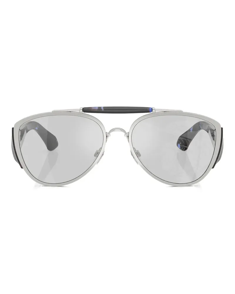 Burberry Getönte Pilotenbrille - Silber Silber