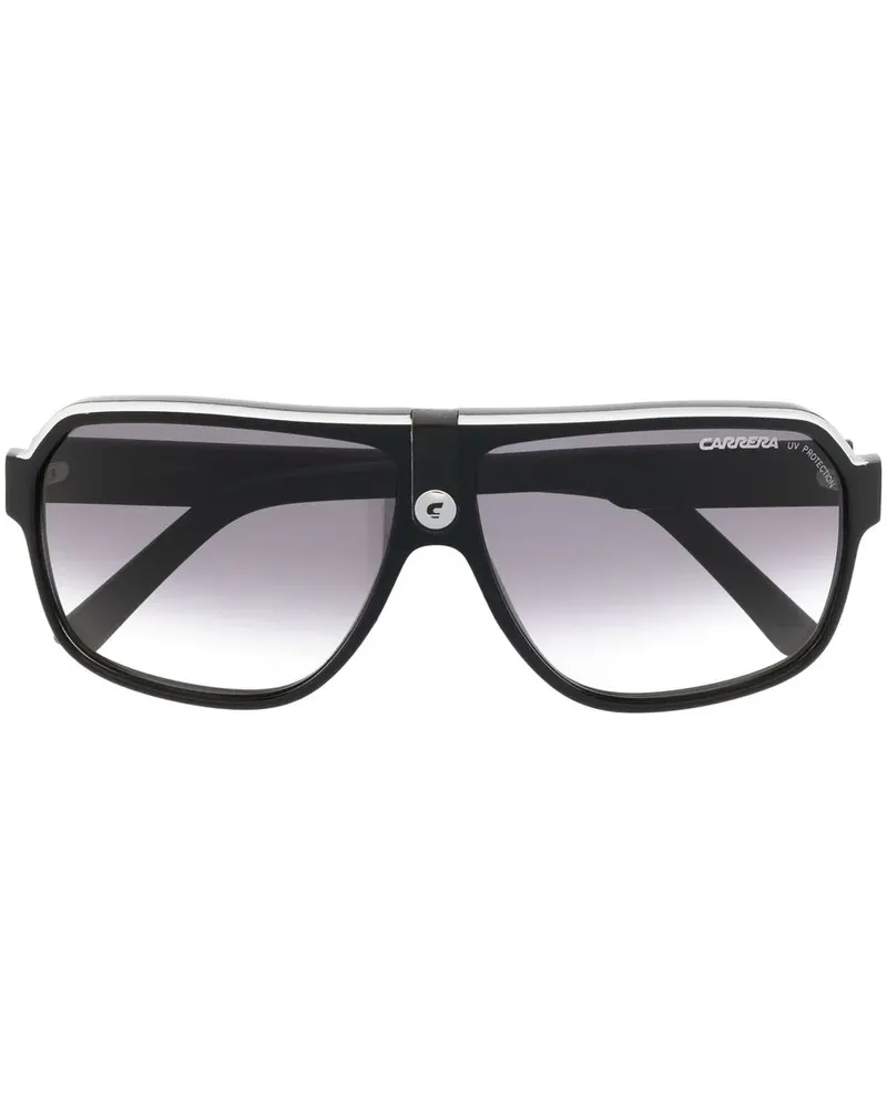 Carrera Getönte Pilotenbrille - Schwarz Schwarz