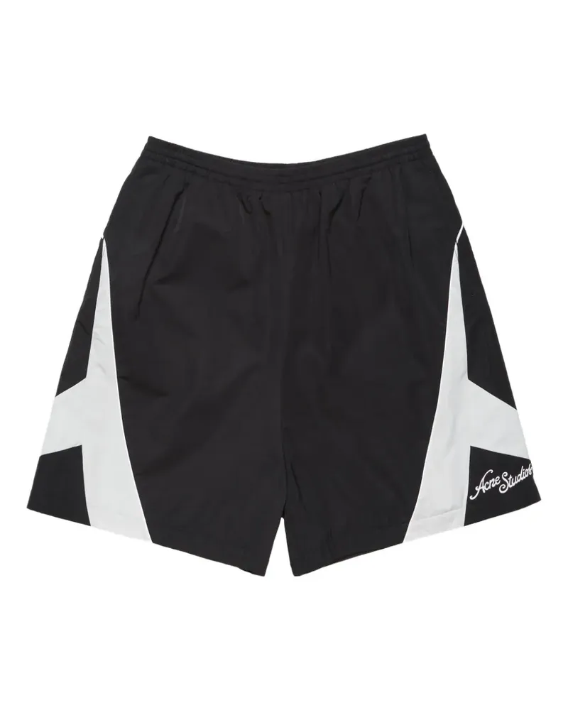 Acne Studios Shorts mit Kontrastdetails - Schwarz Schwarz