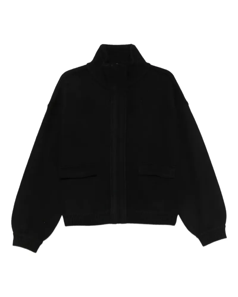 Alice + Olivia Stuart Jacke mit Reißverschluss - Schwarz Schwarz