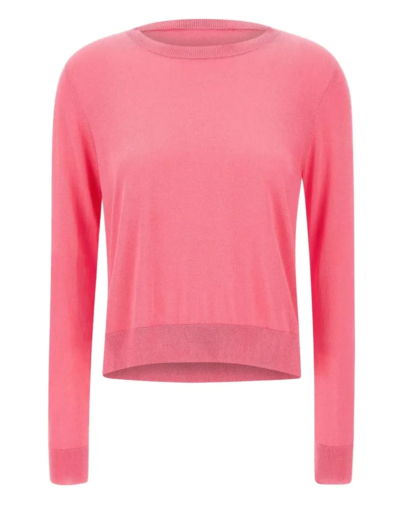 Kaos Pullover mit U-Boot-Ausschnitt - Rosa Rosa