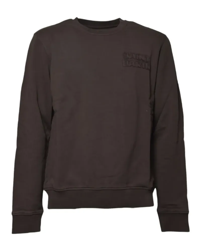 MC2 Saint Barth Sweatshirt mit Logo-Stickerei - Braun Braun