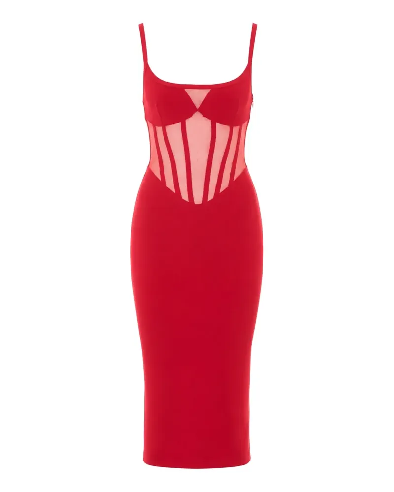 Elisabetta Franchi knit bustier dress - Rot Rot