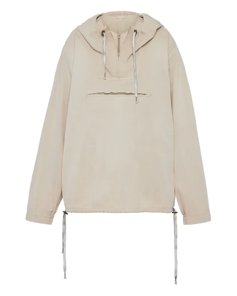Maison Margiela Hoodie mit Kordelzug - Nude Nude