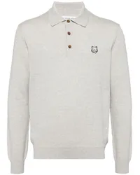 Kitsuné Bold Fox Head Poloshirt Grau