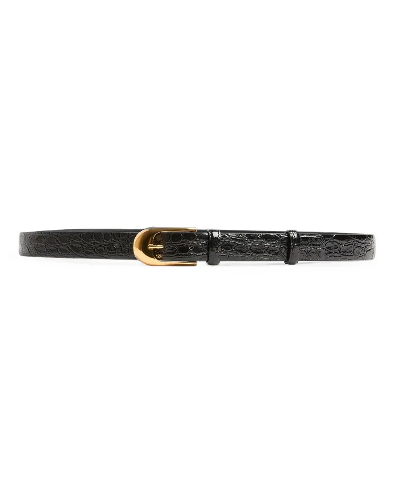 KHAITE Dome belt - Schwarz Schwarz