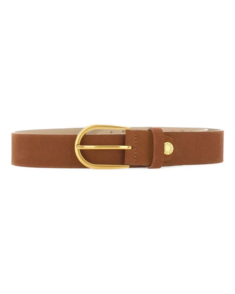 Gianni Chiarini studded round-buckle belt - Braun Braun