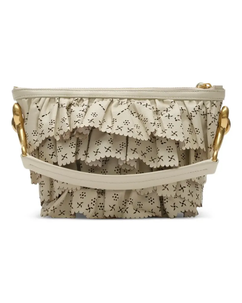 Burberry Mini-Tasche mit Rüschen - Nude Nude