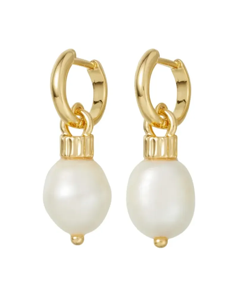 Roxanne Assoulin Creolen mit Perle - Gold Gold