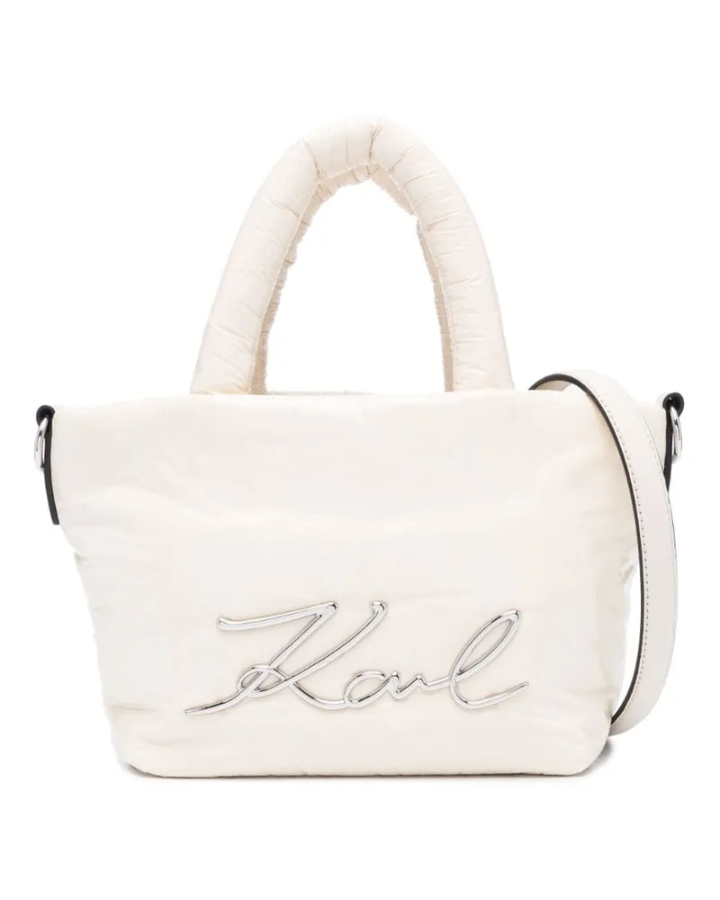 Karl Lagerfeld Kleiner Shopper mit Futter - Nude Nude