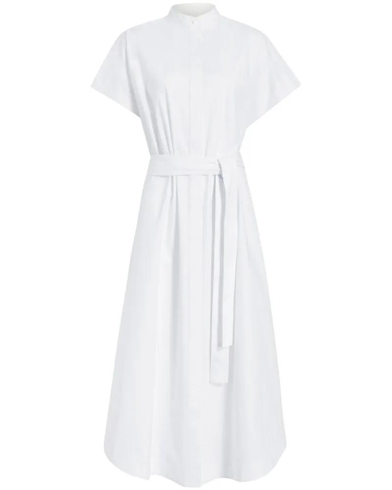 Proenza Schouler Walker Midikleid - Weiß Weiß