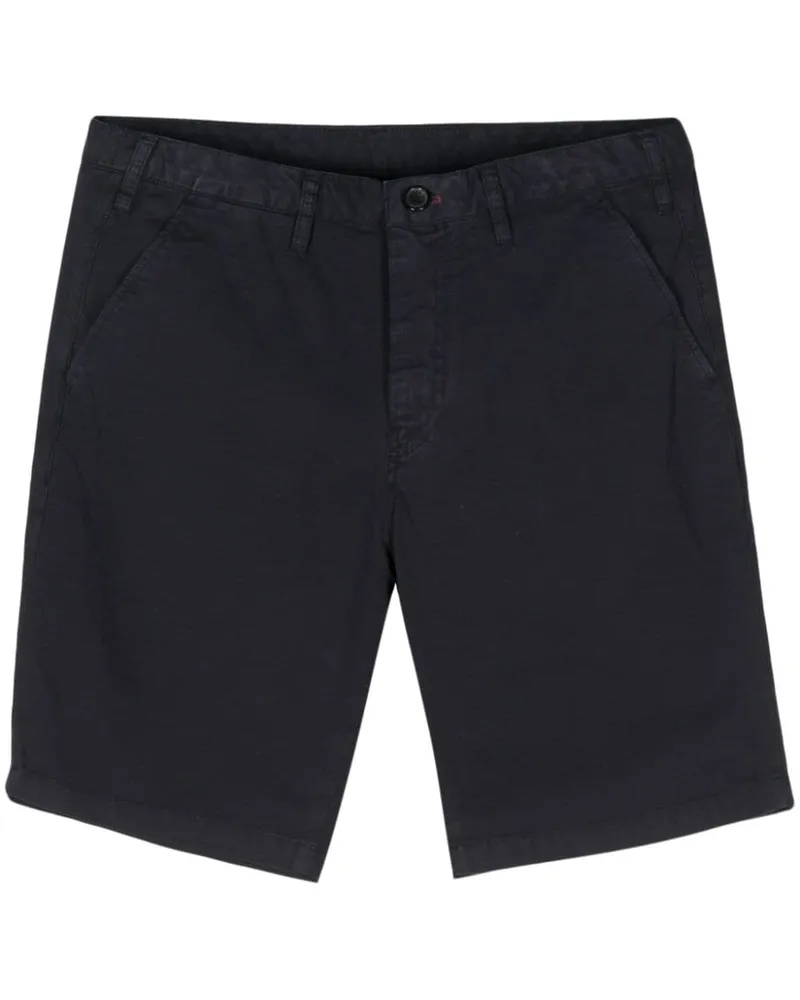 Paul Smith Twill-Shorts mit Zebra-Motiv Blau