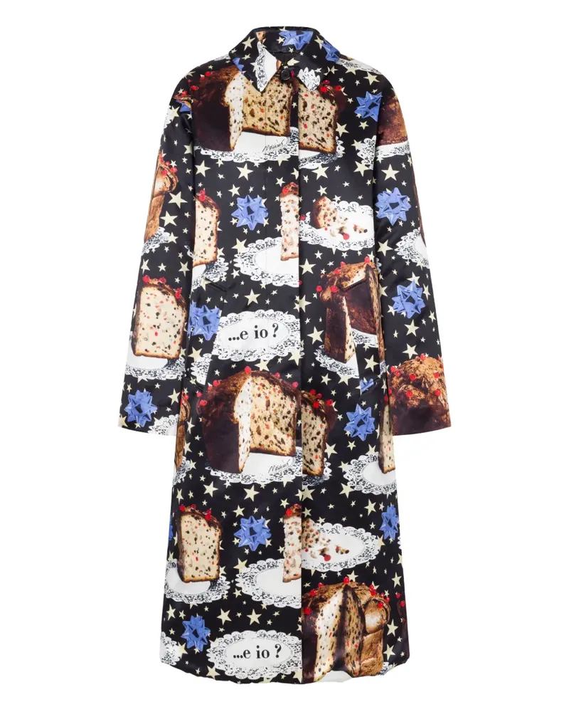 Moschino star-print coat - Schwarz Schwarz