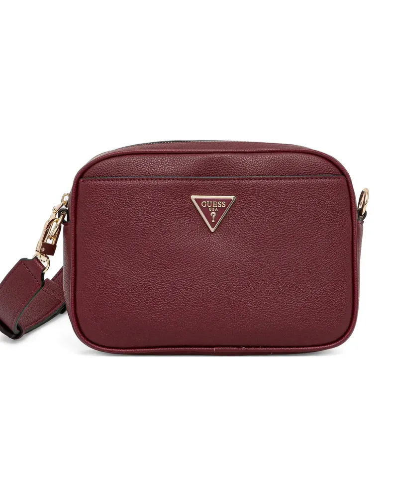 Guess Meridian logo-plaque shoulder bag - Rot Rot
