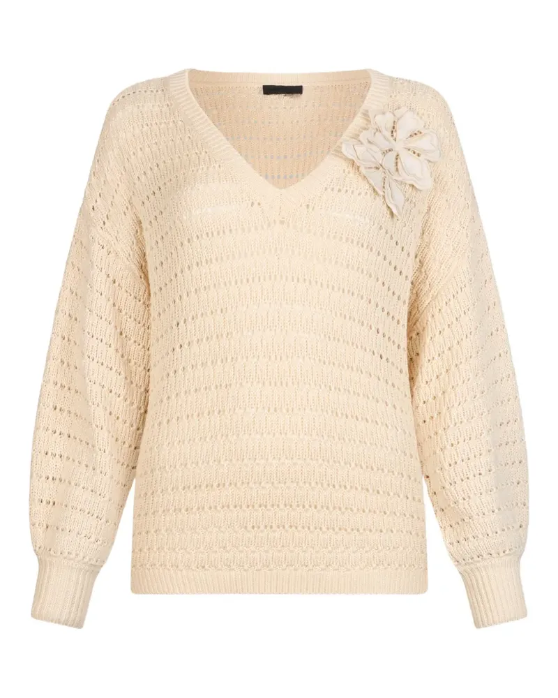 Liu Jo V-neck sweater - Nude Nude