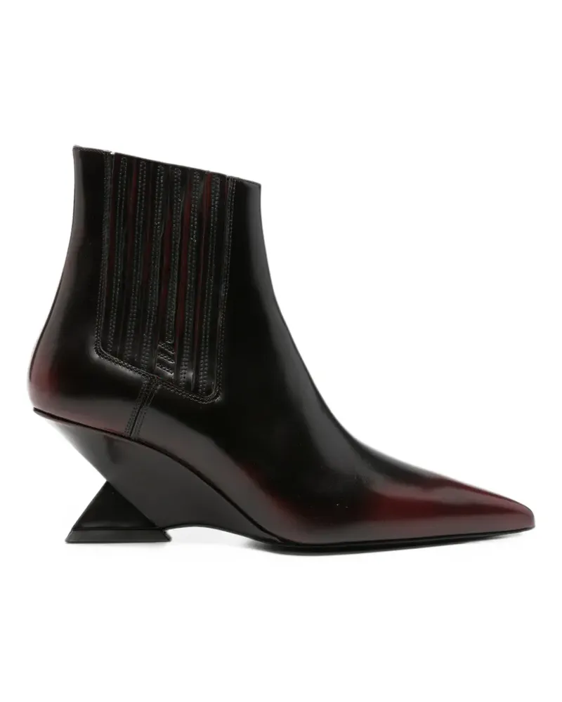ATTICO Stiefeletten mit Design-Absatz - Schwarz Schwarz