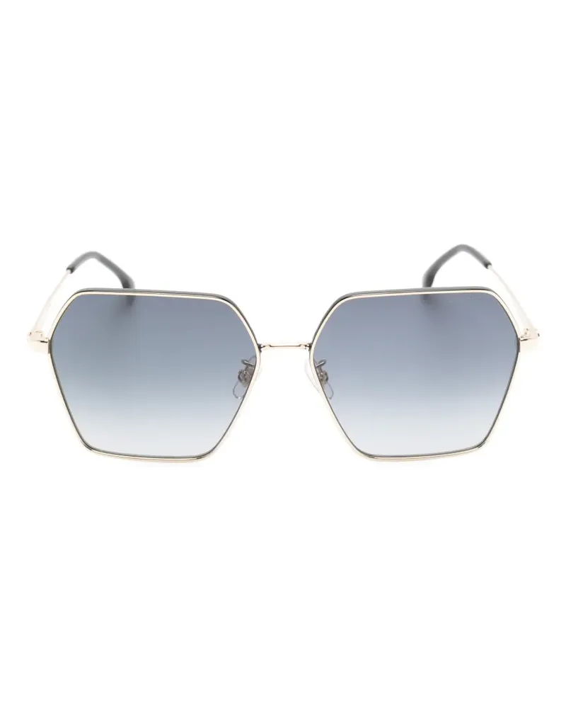 Carrera Sonnenbrille mit geometrischem Gestell - Schwarz Schwarz