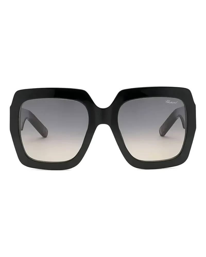 Chopard square-frame sunglasses - Schwarz Schwarz