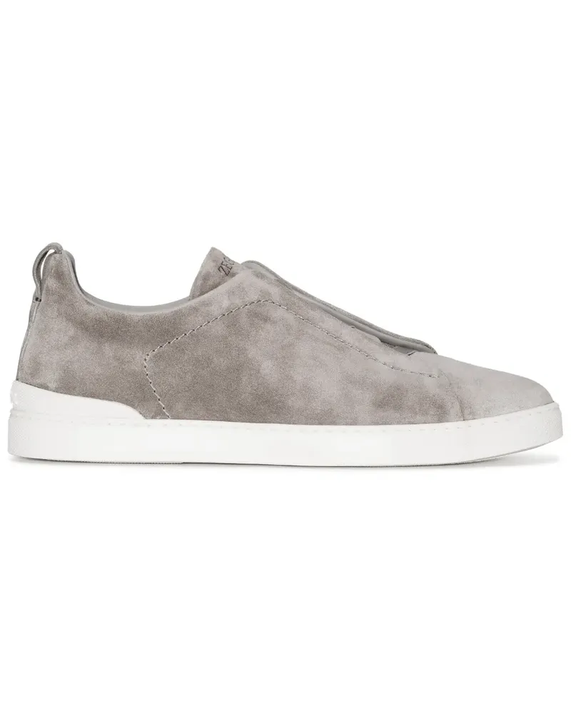 Ermenegildo Zegna Triple Stitch Sneakers aus Wildleder - Grau Grau