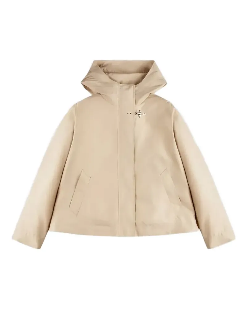 Fay hooded parka coat - Nude Nude
