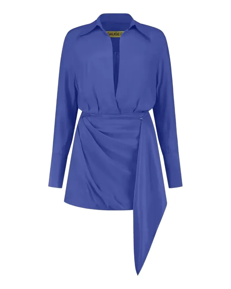 GAUGE81 Gravia Minikleid aus Seide - Violett Violett