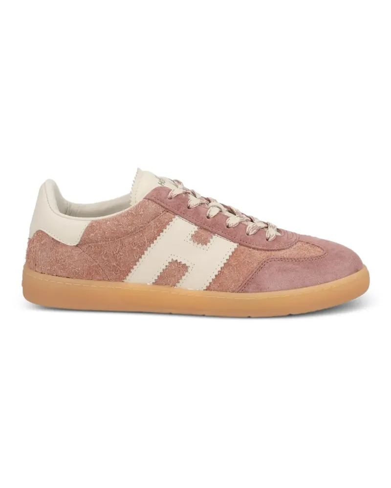 Hogan Sneakers mit Logo-Patch - Rosa Rosa