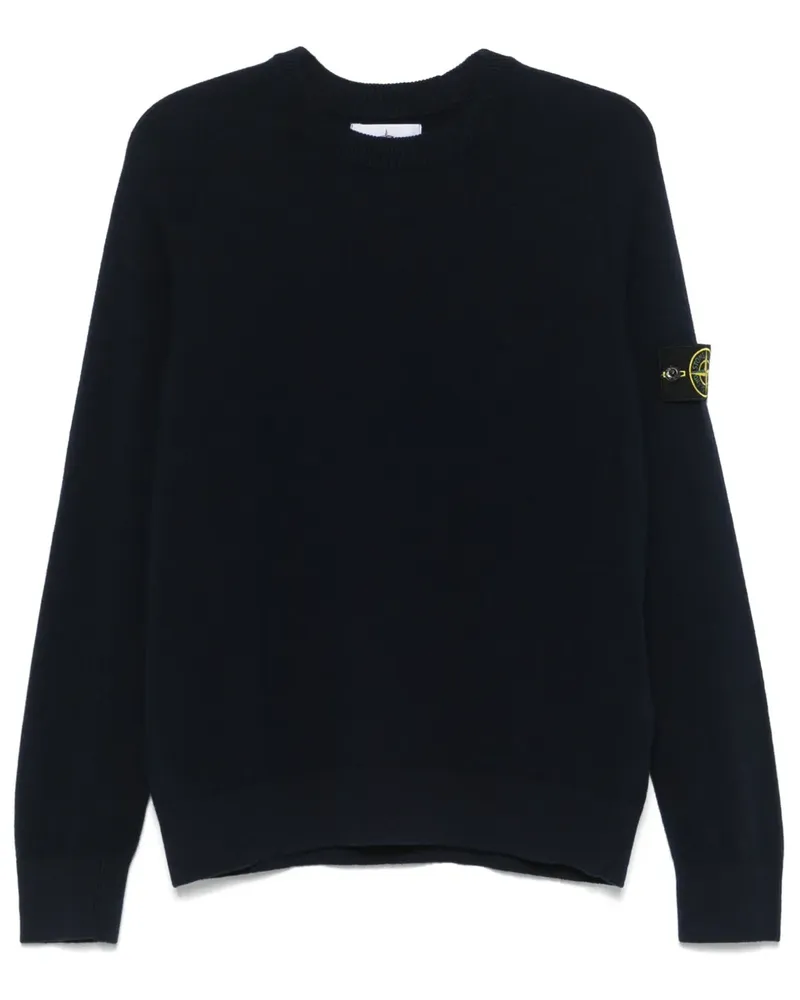 Stone Island RWS Pullover aus Geelong-Wolle - Blau Blau