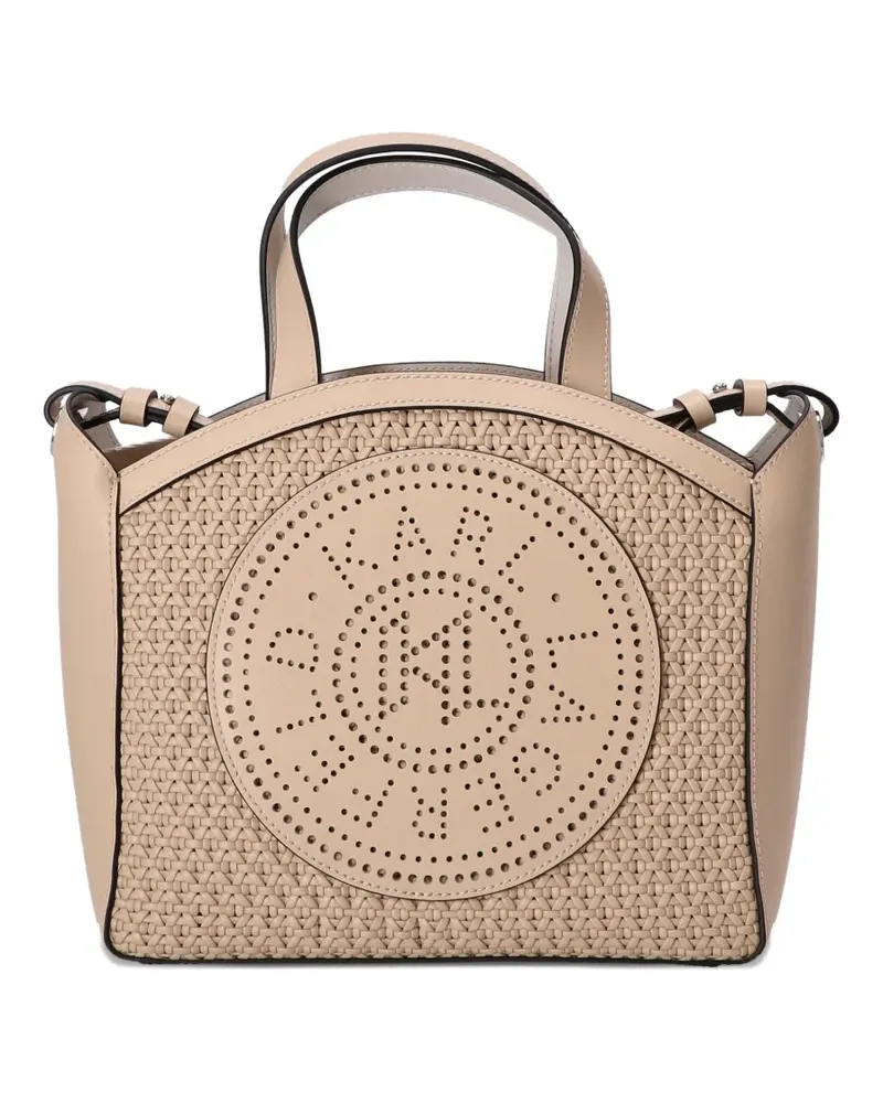 Karl Lagerfeld Shopper mit perforiertem Logo - Nude Nude
