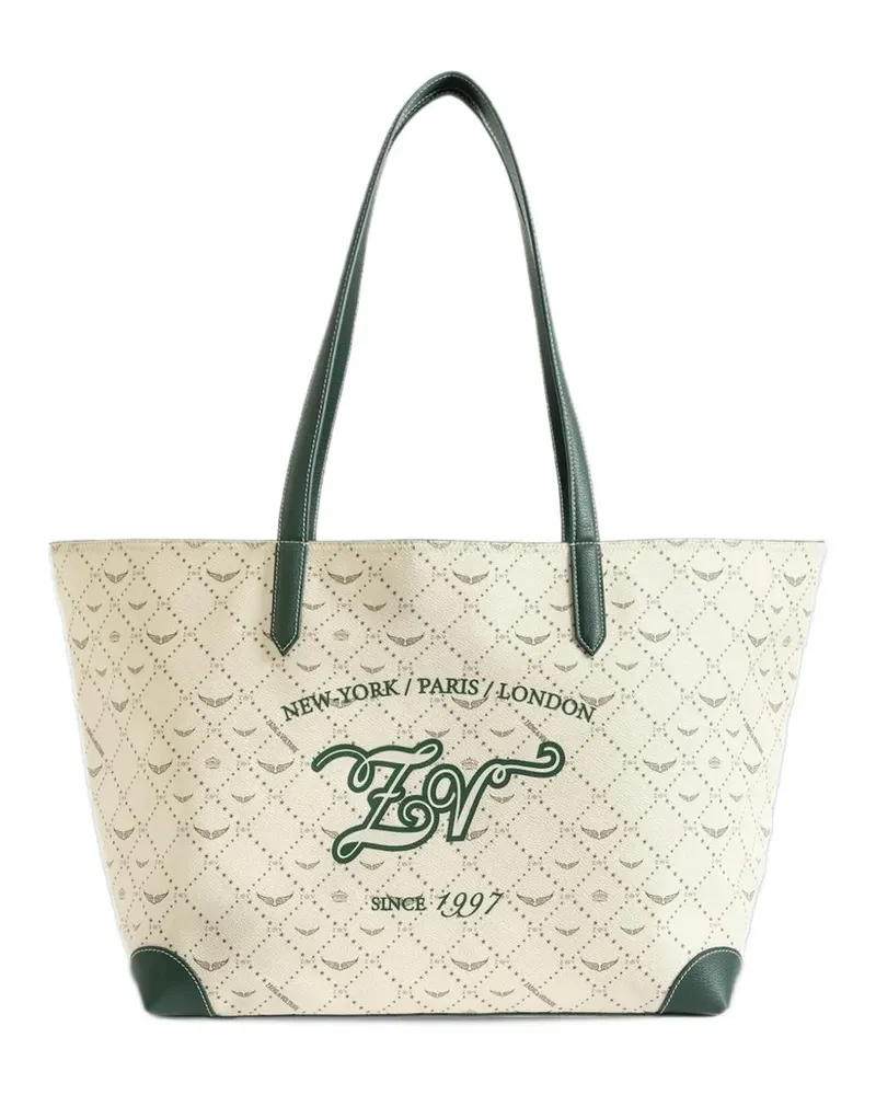 Zadig & Voltaire Z Tote Bag mit Monogramm - Nude Nude