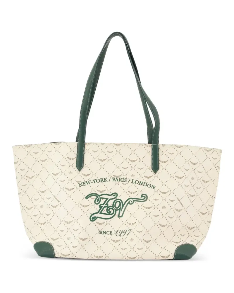 Zadig & Voltaire Z Tote Bag mit Monogramm - Nude Nude