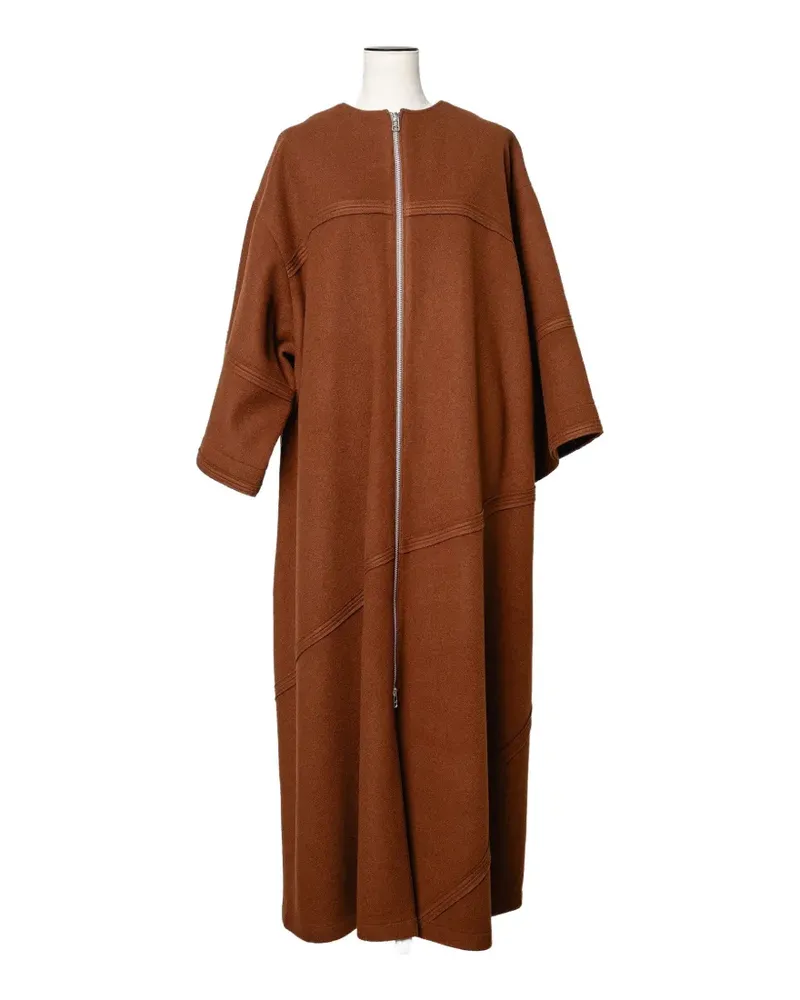 Muller of Yoshiokubo Midikleid mit Einsätzen - Braun Braun