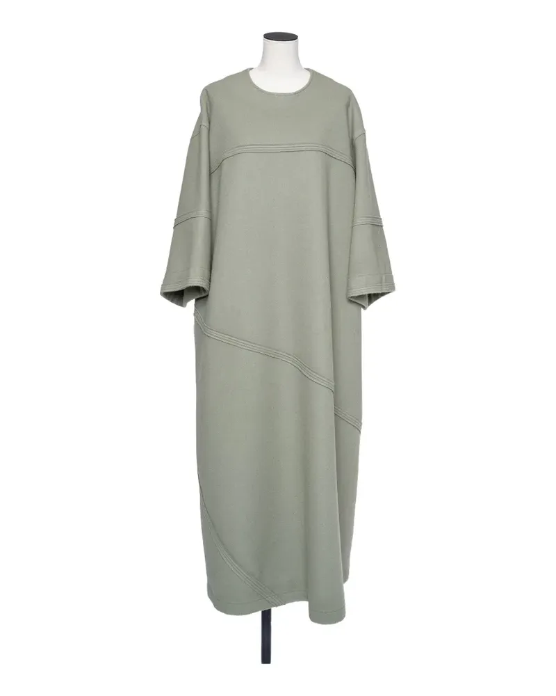 Muller of Yoshiokubo panelled wool dress - Grün Grün