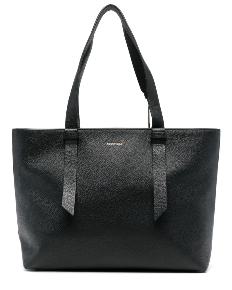 Coccinelle Große Malory Tote Bag - Schwarz Schwarz