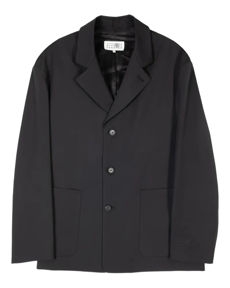 Maison Margiela Jacke mit geknöpften Taschen - Schwarz Schwarz