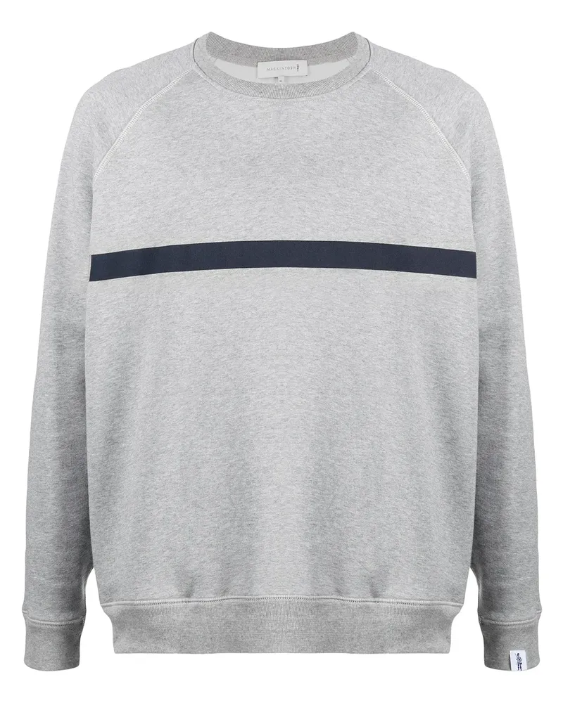 MACKINTOSH Sweatshirt mit Querstreifen - Grau Grau