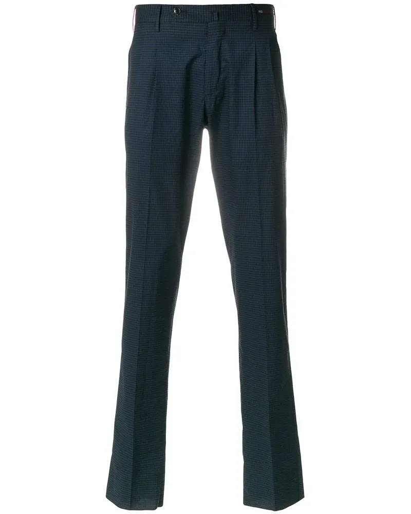 PT TORINO Hose mit Muster - Blau Blau