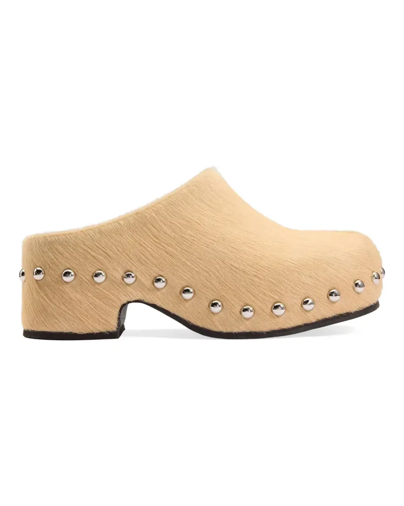 Simon Miller Rio Mules mit Nieten - Nude Nude