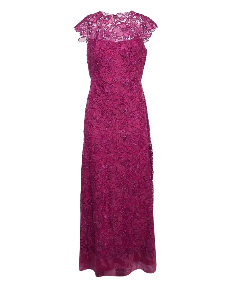 Tadashi Shoji Pre-owned Kleid aus Blumenspitze - Violett Violett