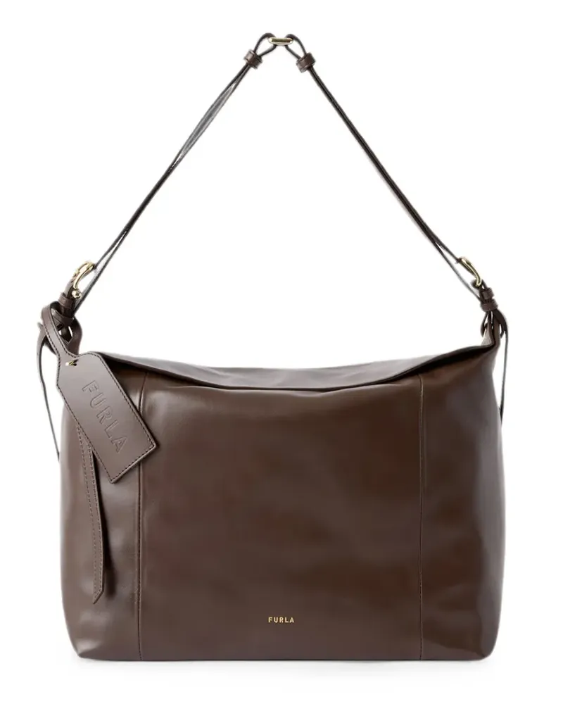 Furla Ginevra Schultertasche - Braun Braun