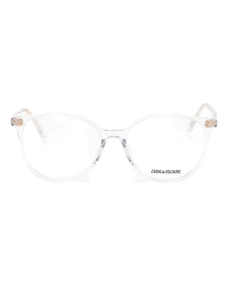 Zadig & Voltaire embellished round-frame glasses - Weiß Weiß