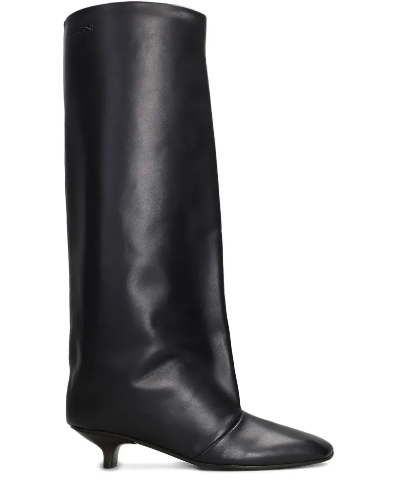 Vicini Stiefel mit eckiger Kappe - Schwarz Schwarz