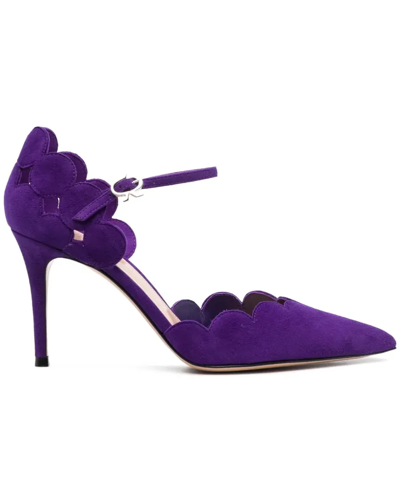 Gianvito Rossi Ariana d'Orsay Pumps 90mm - Violett Violett
