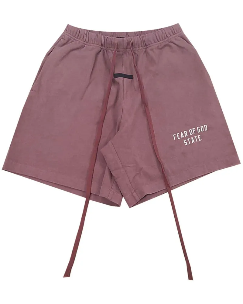 Fear of God Shorts mit Logo-Print - Rosa Rosa