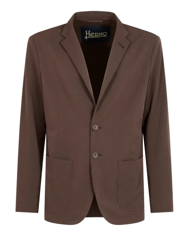 Herno two-button jacket - Braun Braun