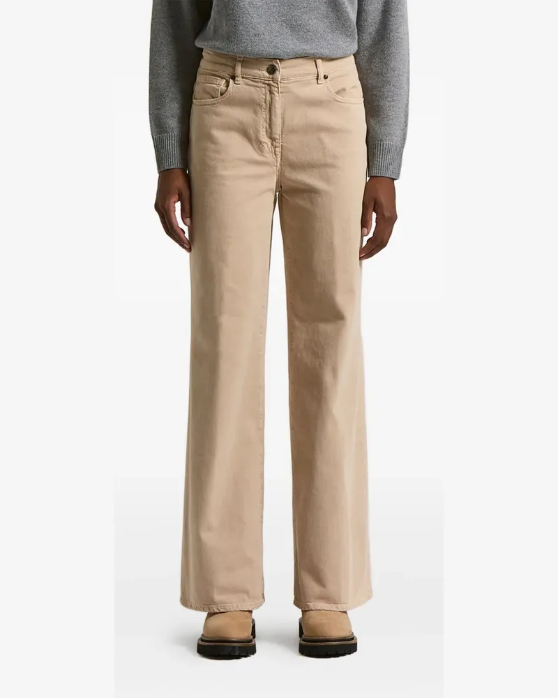 Peserico Jeans mit ausgestelltem Bein - Nude Nude