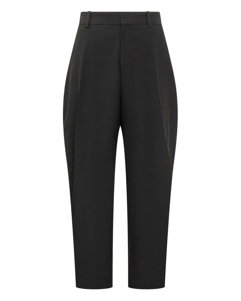 Studio Nicholson Lange Barrell-Bein-Hose - Schwarz Schwarz