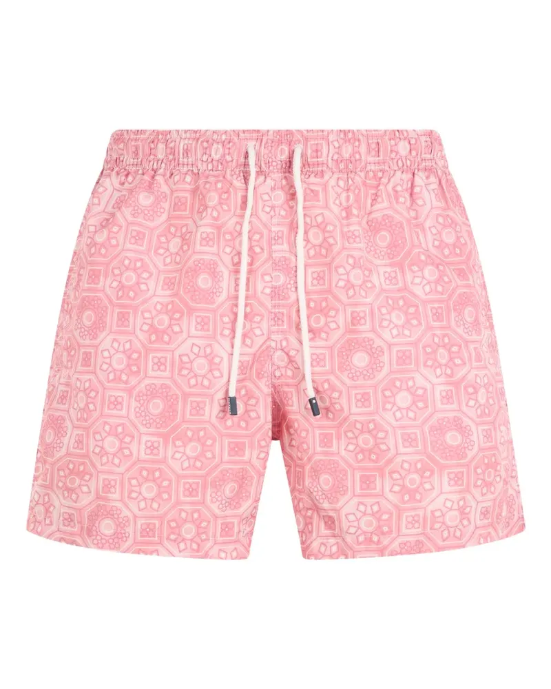 Fedeli Badeshorts mit Blumenprint - Rosa Rosa